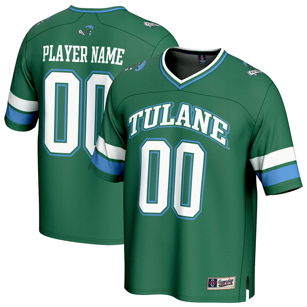 Unisex GameDay Greats Green Tulane Wave NIL Pick-A-Player Football Fashion Jersey