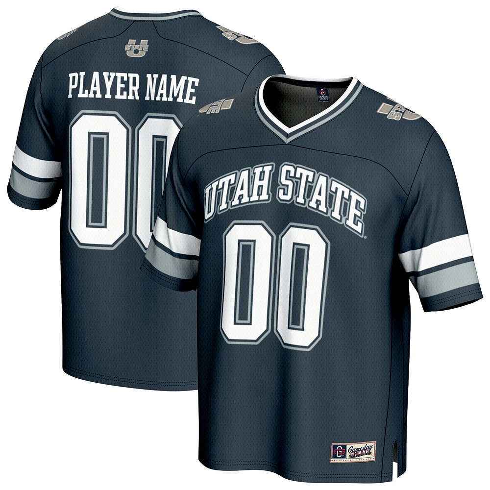 Unisex GameDay Greats Navy Utah State Aggies NIL Pick-A-Player Football Fashion Jersey