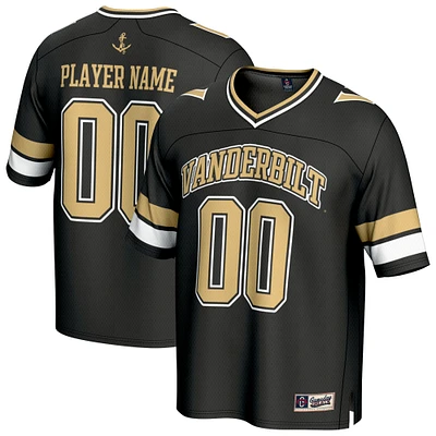 Unisex GameDay Greats Black Vanderbilt Commodores NIL Pick-A-Player Football Fashion Jersey