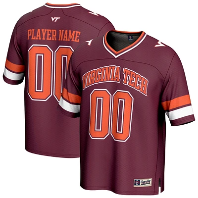 Unisex GameDay Greats Maroon Virginia Tech Hokies NIL Pick-A-Player Football Fashion Jersey