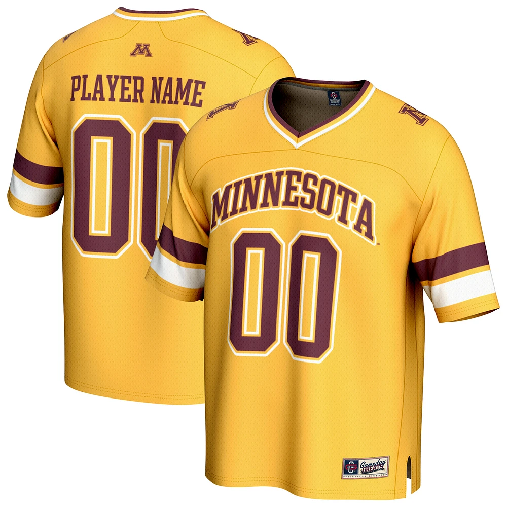 Unisex GameDay Greats Gold Minnesota Golden Gophers NIL Pick-A-Player Football Fashion Jersey