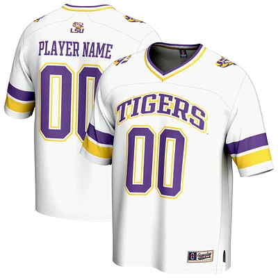 Unisex GameDay Greats White LSU Tigers NIL Pick-A-Player Football Fashion Jersey