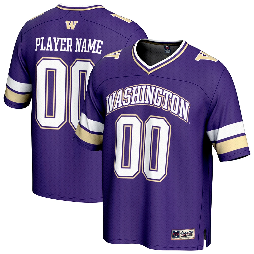 Unisex GameDay Greats Purple Washington Huskies NIL Pick-A-Player Football Fashion Jersey