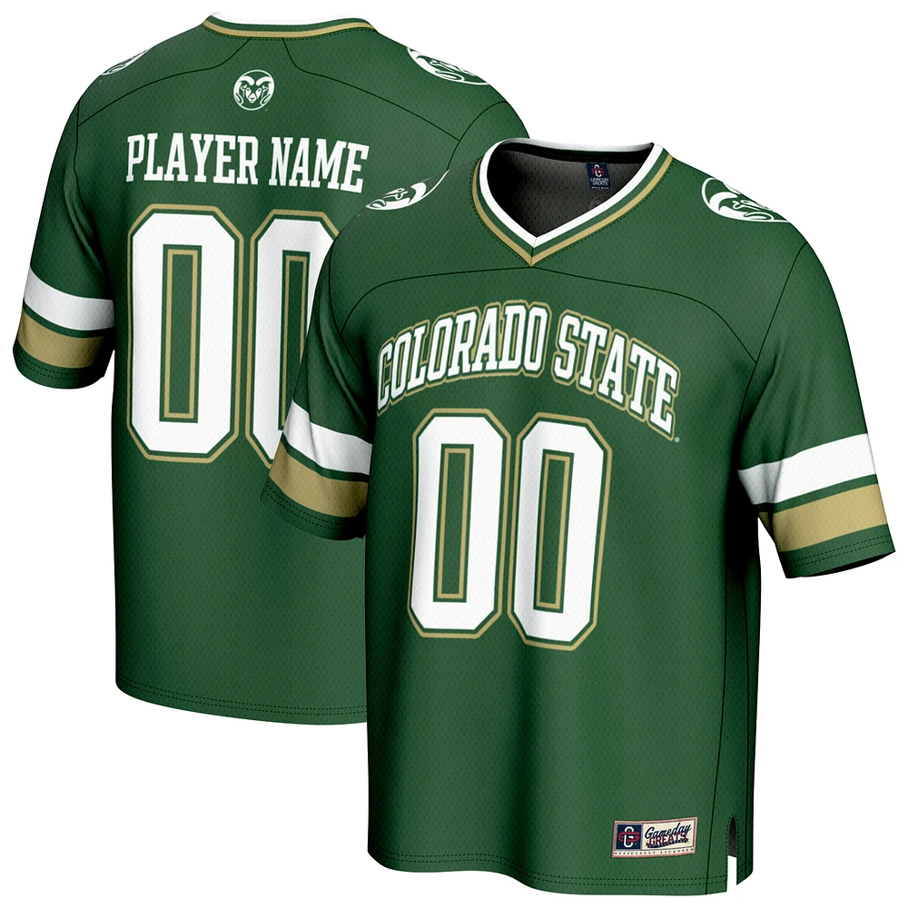 Unisex GameDay Greats Green Colorado State Rams NIL Pick-A-Player Football Fashion Jersey