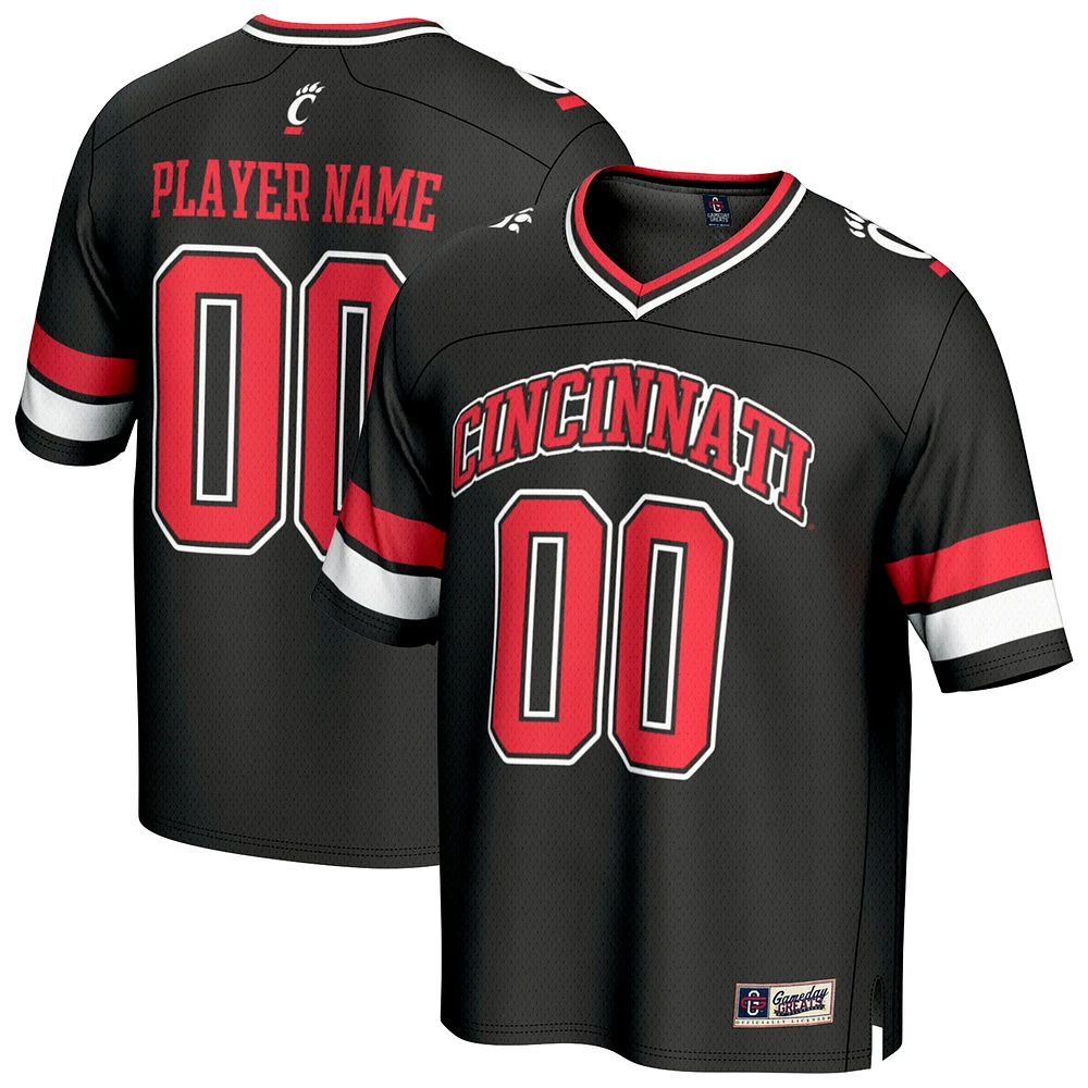 Unisex GameDay Greats Black Cincinnati Bearcats NIL Pick-A-Player Football Fashion Jersey