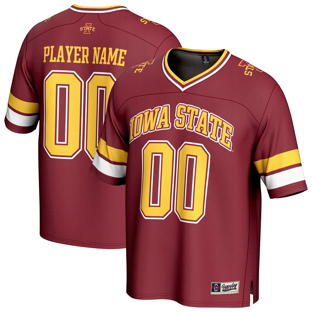 Unisex GameDay Greats Cardinal Iowa State Cyclones NIL Pick-A-Player Football Fashion Jersey