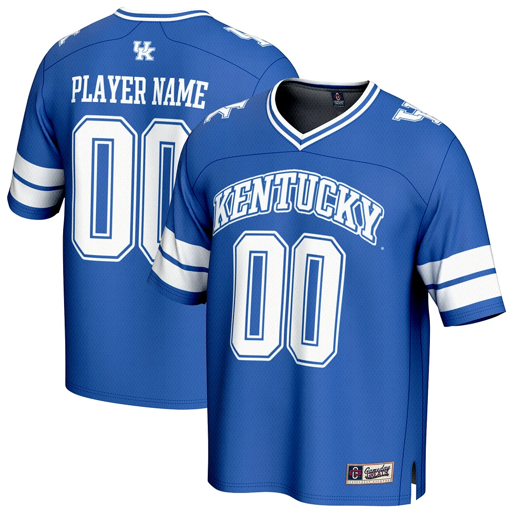 Youth GameDay Greats Royal Kentucky Wildcats NIL Pick-A-Player Football Fashion Jersey