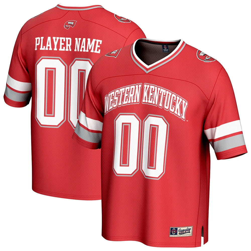 Youth GameDay Greats Red Western Kentucky Hilltoppers NIL Pick-A-Player Football Fashion Jersey