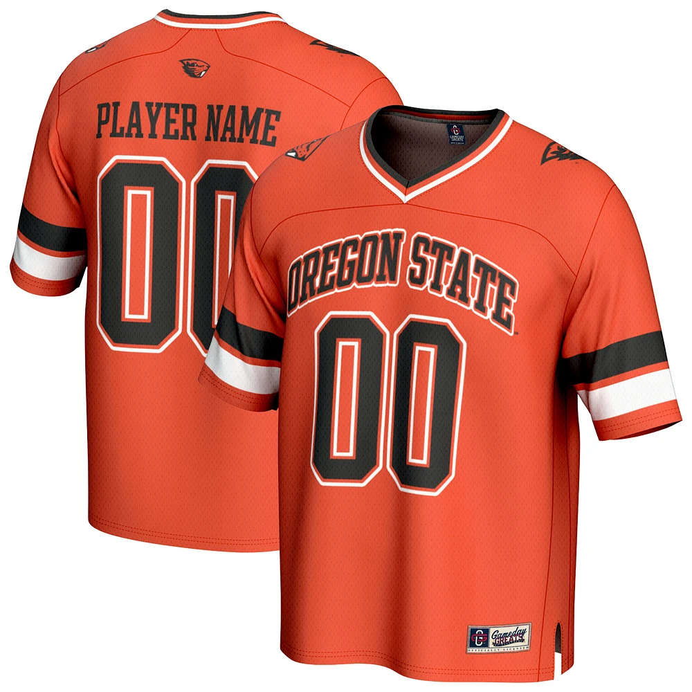Youth GameDay Greats Orange Oregon State Beavers NIL Pick-A-Player Football Fashion Jersey