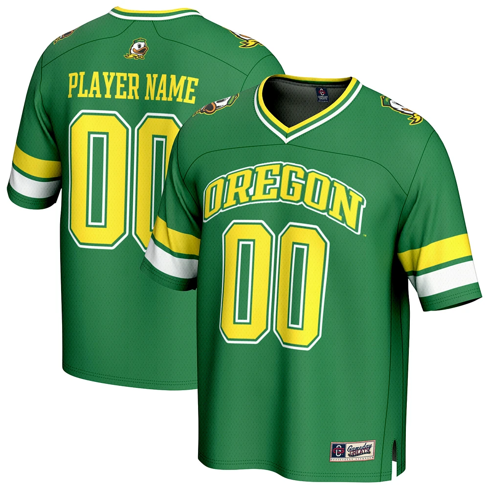 Youth GameDay Greats Green Oregon Ducks NIL Pick-A-Player Football Fashion Jersey