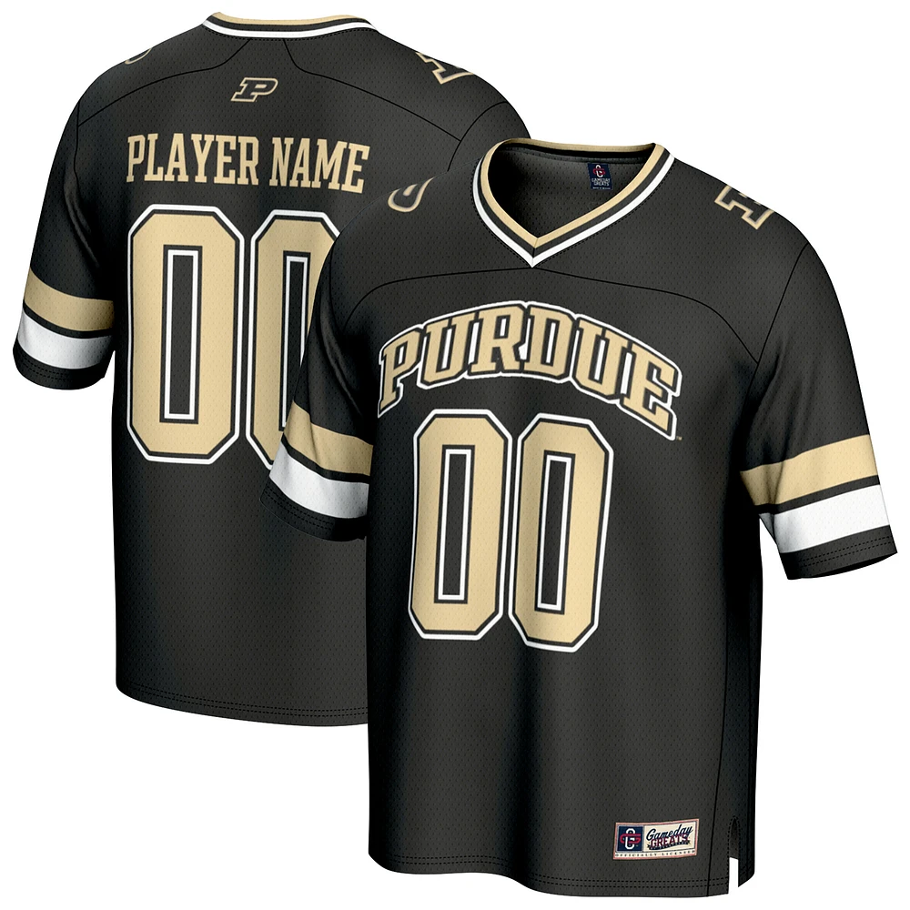 Youth GameDay Greats Black Purdue Boilermakers NIL Pick-A-Player Football Fashion Jersey