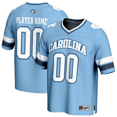 Youth GameDay Greats Carolina Blue North Tar Heels NIL Pick-A-Player Football Fashion Jersey