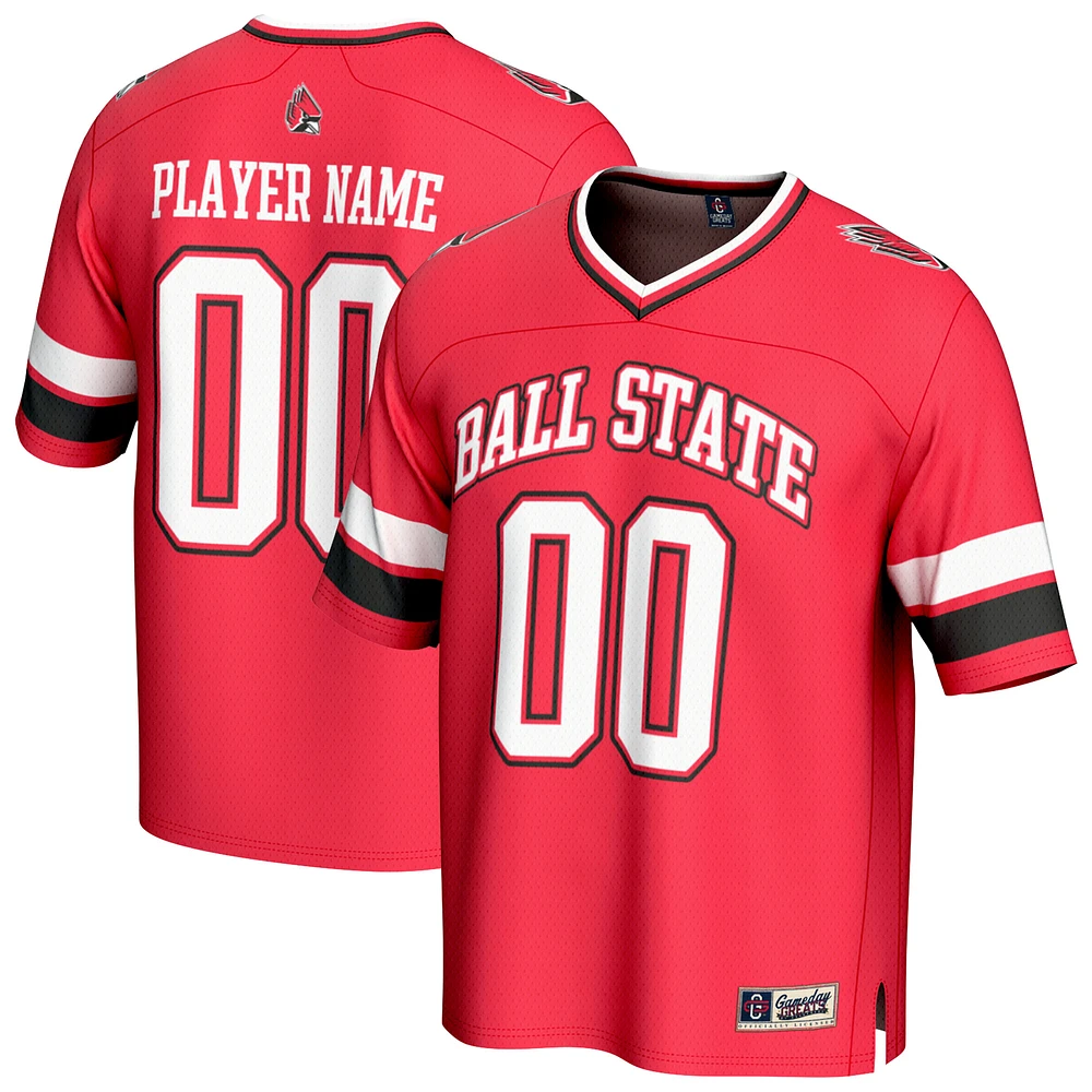Youth GameDay Greats Cardinal Ball State Cardinals NIL Pick-A-Player Football Fashion Jersey