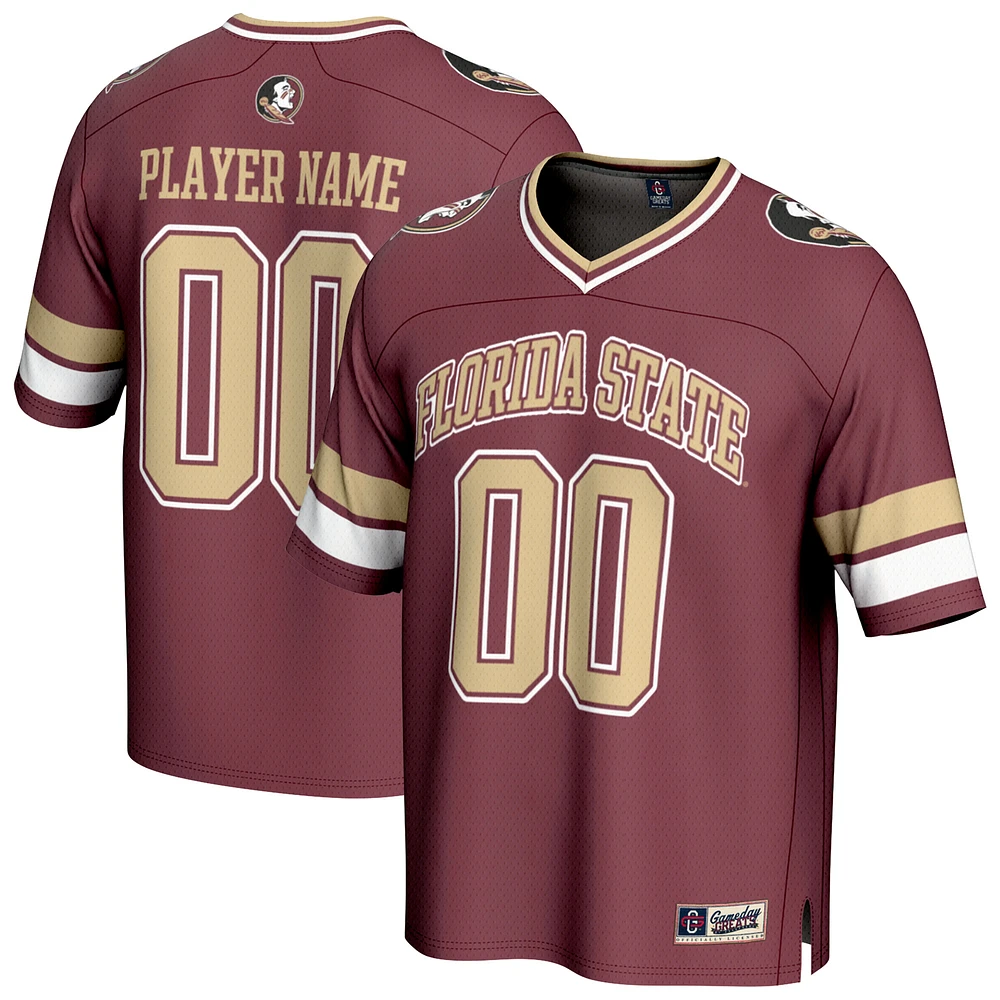 Youth GameDay Greats Garnet Florida State Seminoles NIL Pick-A-Player Football Fashion Jersey