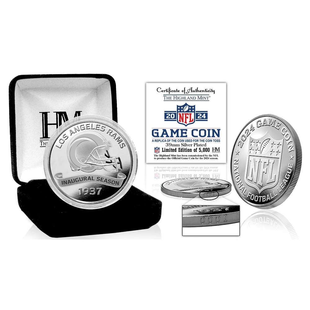 Highland Mint Los Angeles Rams 2024 NFL Game Flip Coin