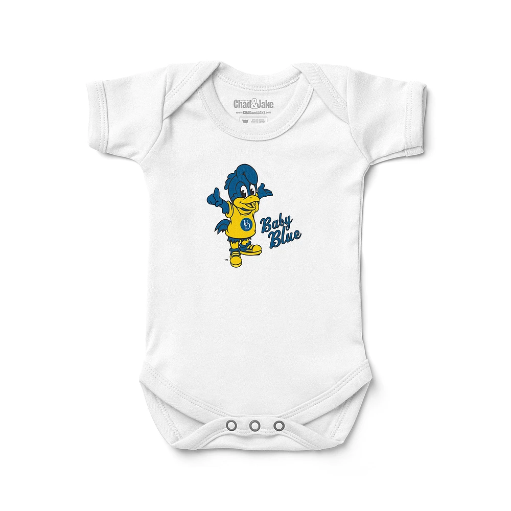 Newborn & Infant Chad Jake White Delaware Fightin' Blue Hens Bodysuit