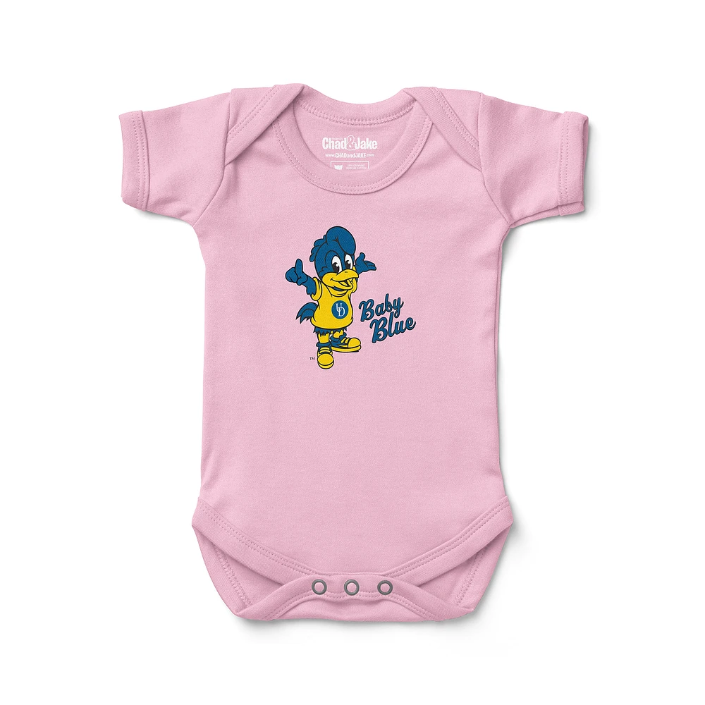 Newborn & Infant Chad Jake Light Pink Delaware Fightin' Blue Hens Bodysuit