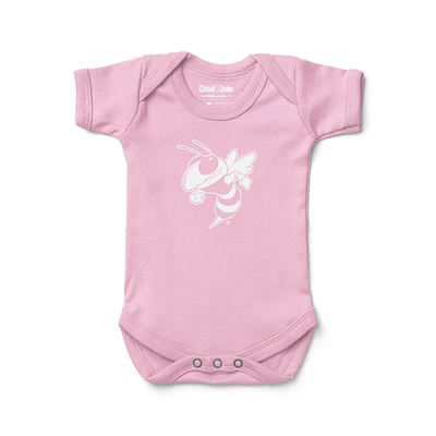 Newborn & Infant Chad Jake Light Pink Georgia Tech Yellow Jackets Bodysuit