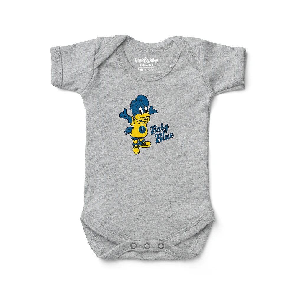 Newborn & Infant Chad Jake Heather Gray Delaware Fightin' Blue Hens Bodysuit
