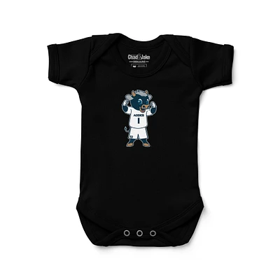 Newborn & Infant Chad Jake Black Utah State Aggies Bodysuit