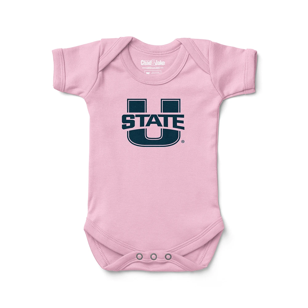 Newborn & Infant Chad Jake Light Utah State Aggies Bodysuit