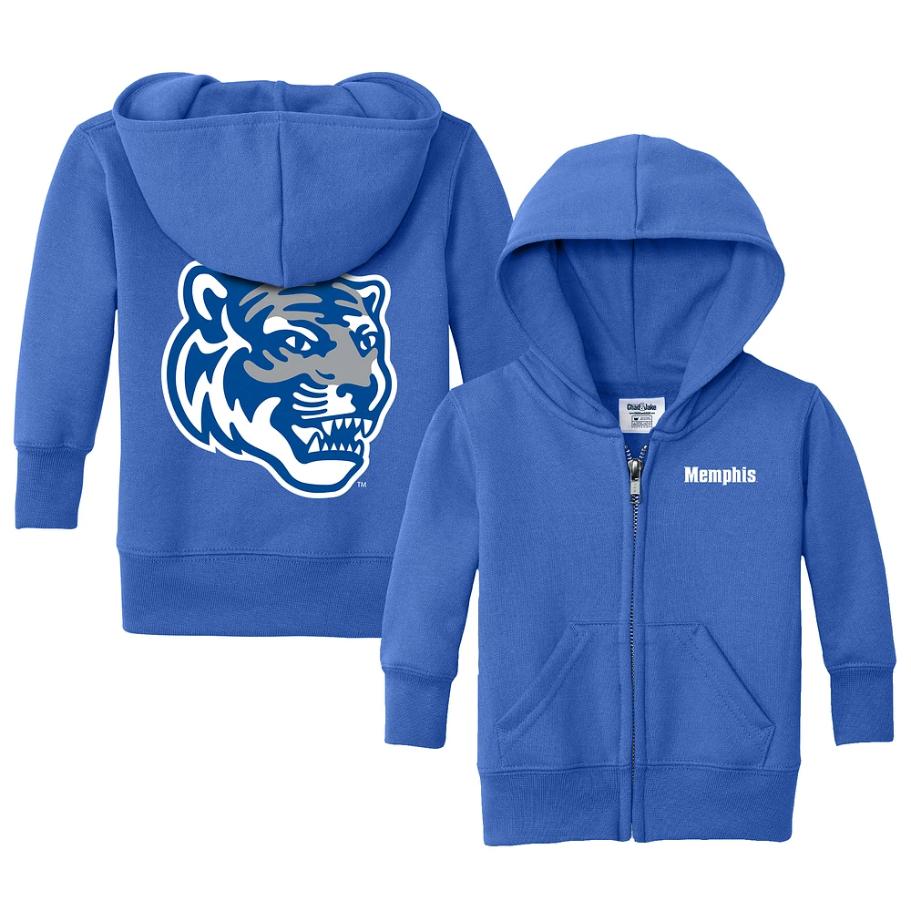 Toddler Chad & Jake Royal Memphis Tigers Logo Full-Zip Hoodie Jacket