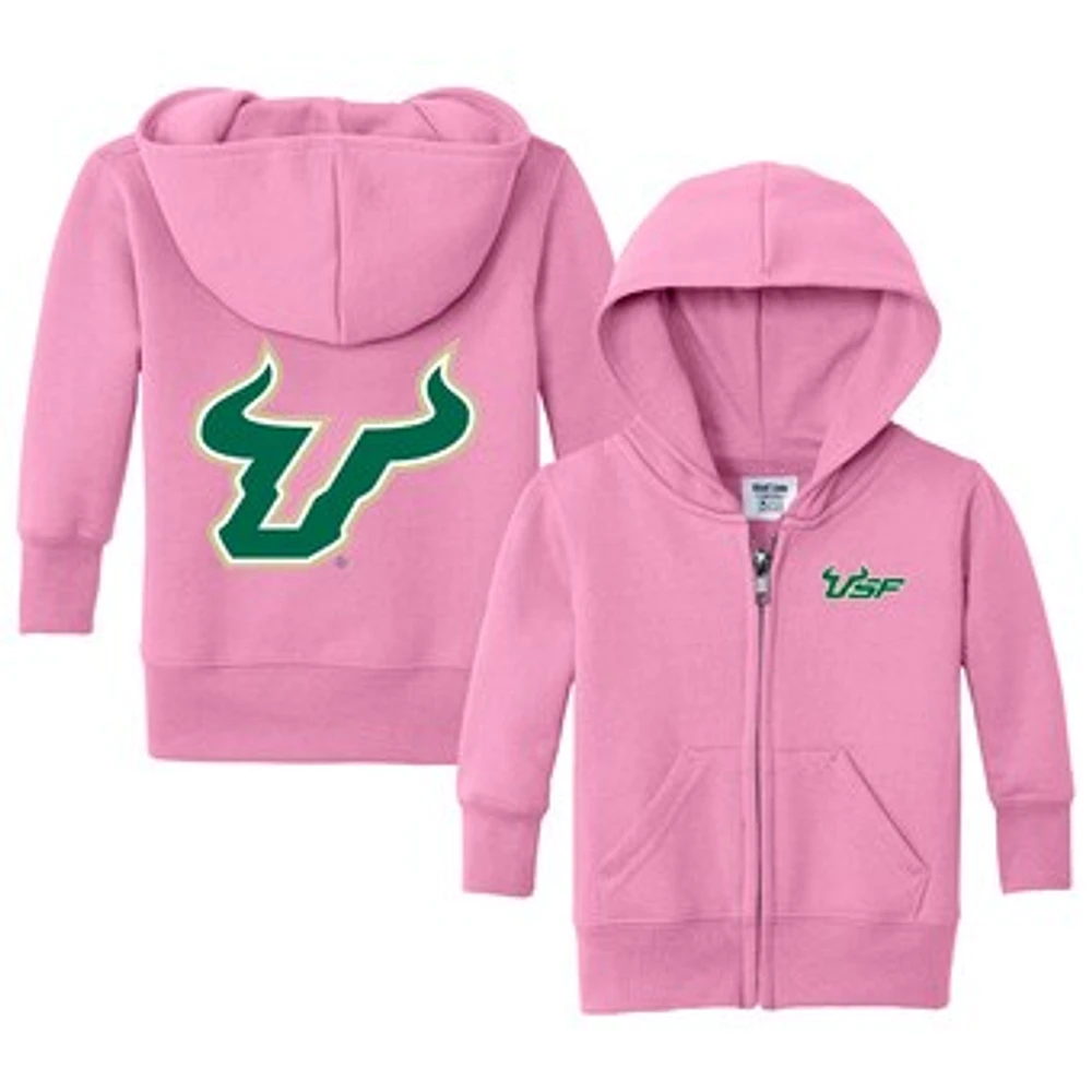 Toddler Chad & Jake Pink South Florida Bulls Logo Full-Zip Hoodie Jacket