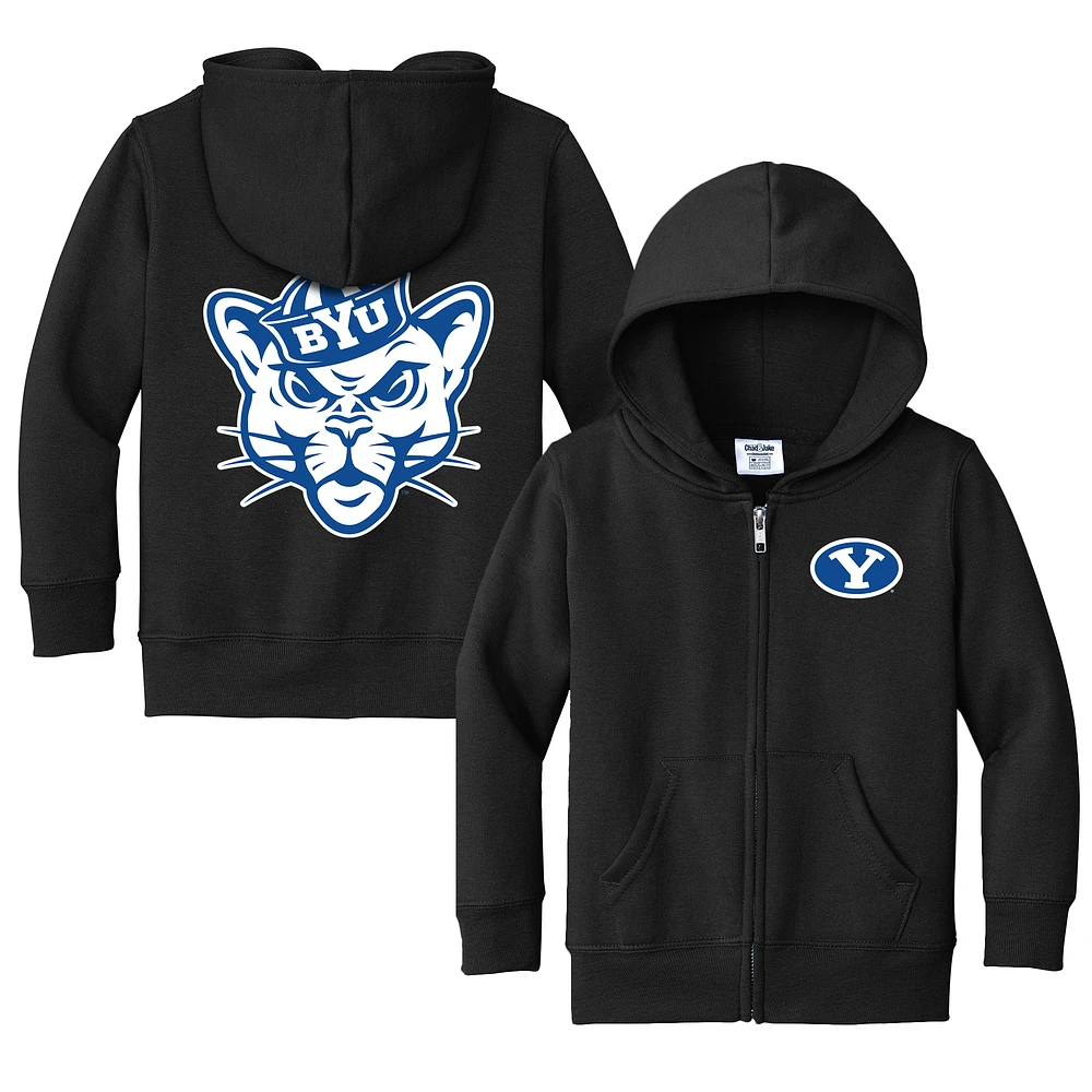 Toddler Chad & Jake Black BYU Cougars Logo Full-Zip Hoodie Jacket