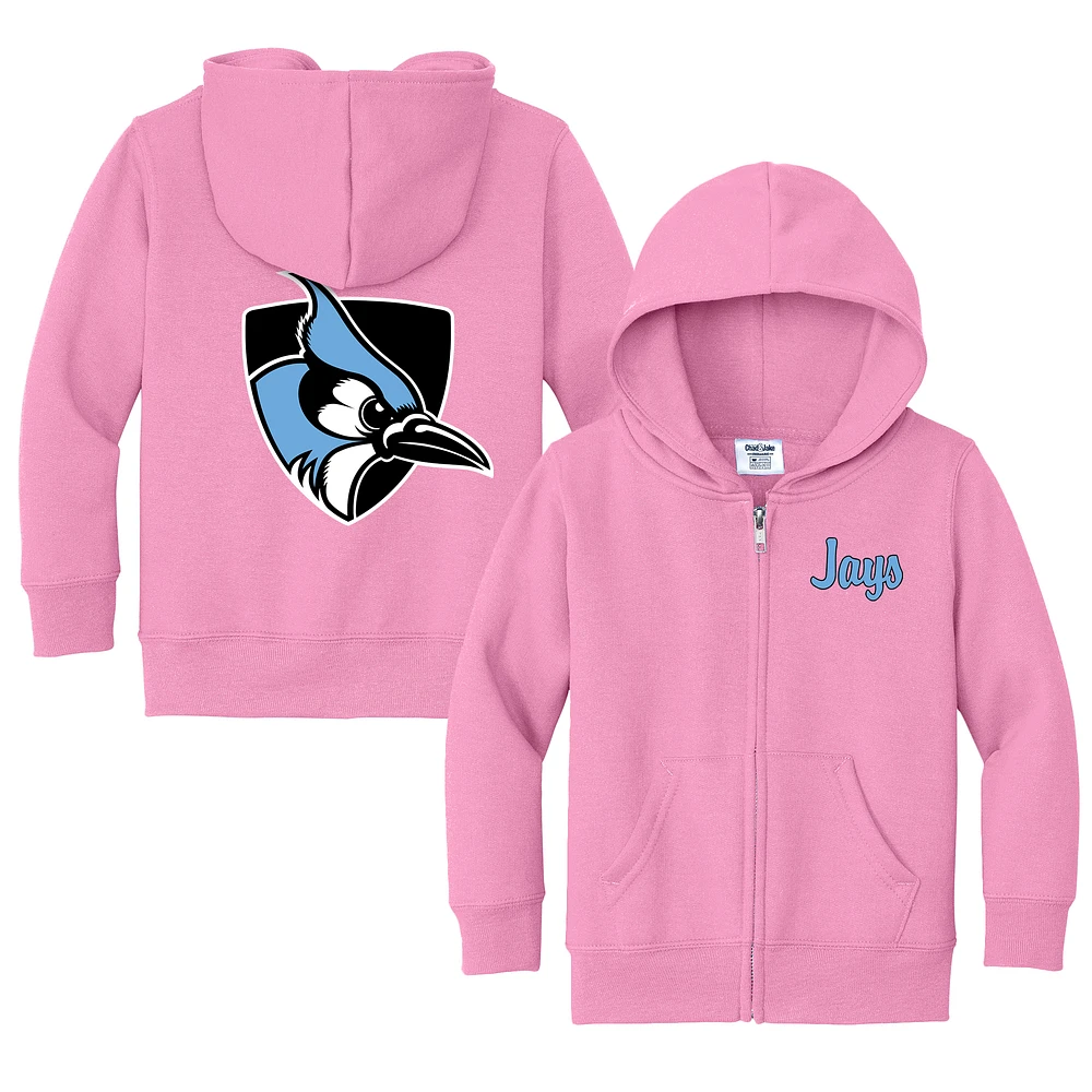 Toddler Chad & Jake Johns Hopkins Blue Jays Logo Full-Zip Hoodie Jacket