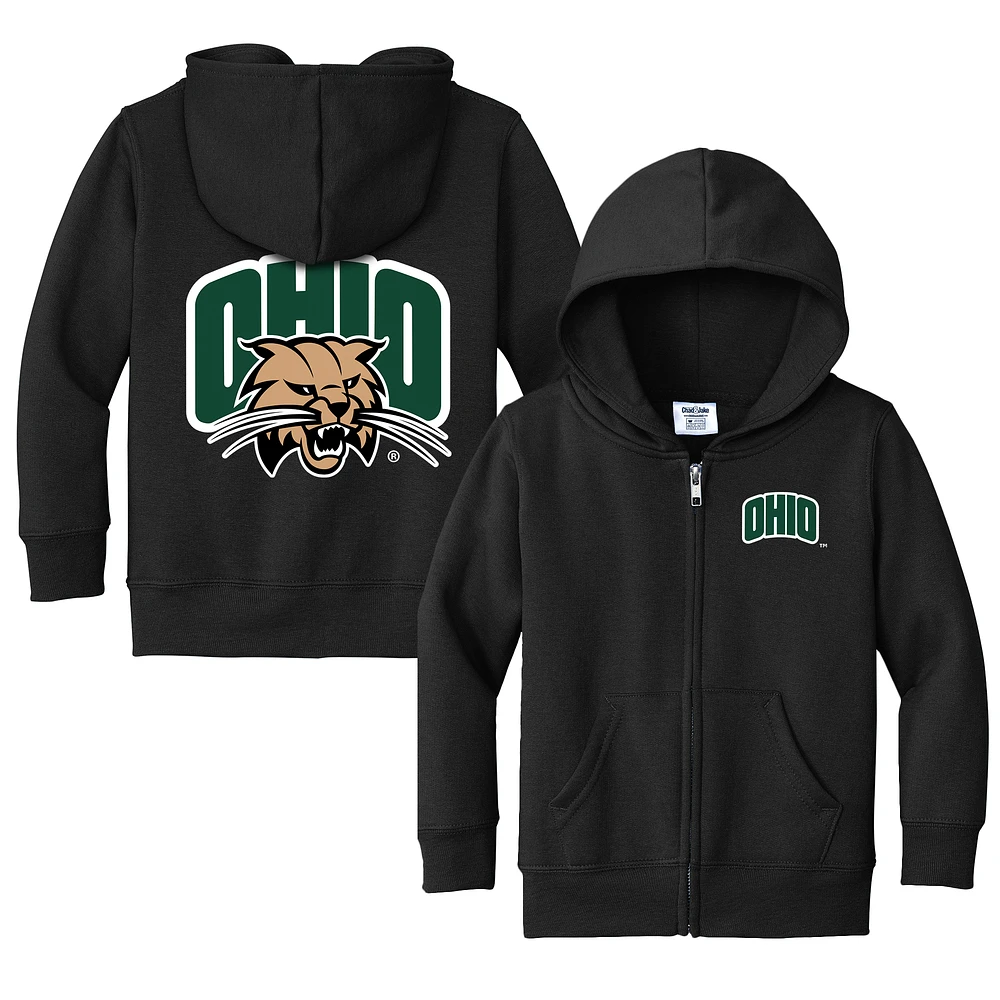 Toddler Chad & Jake Ohio Bobcats Logo Full-Zip Hoodie Jacket