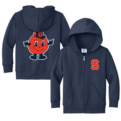 Toddler Chad & Jake Navy Syracuse Orange Logo Full-Zip Hoodie Jacket