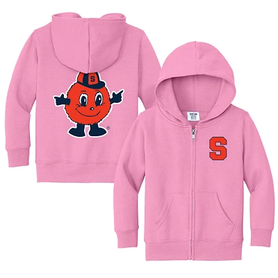 Toddler Chad & Jake Pink Syracuse Orange Logo Full-Zip Hoodie Jacket