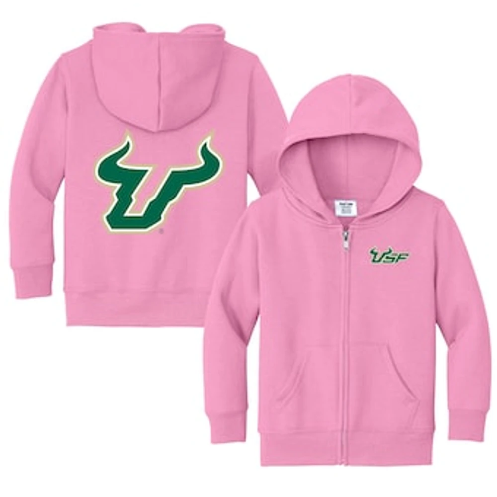 Toddler Chad & Jake Pink South Florida Bulls Logo Full-Zip Hoodie Jacket