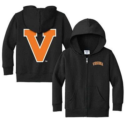 Toddler Chad & Jake Black Virginia Cavaliers Logo Full-Zip Hoodie Jacket