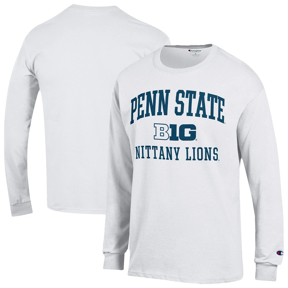 Men's Champion Penn State Nittany Lions Big Ten Long Sleeve T-Shirt