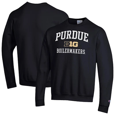 Men's Champion Purdue Boilermakers Big Ten Powerblend Pullover Sweatshirt