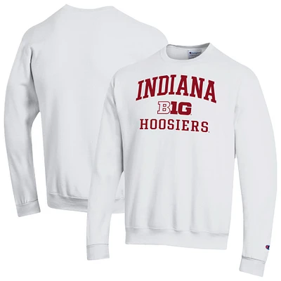 Men's Champion Indiana Hoosiers Big Ten Powerblend Pullover Sweatshirt