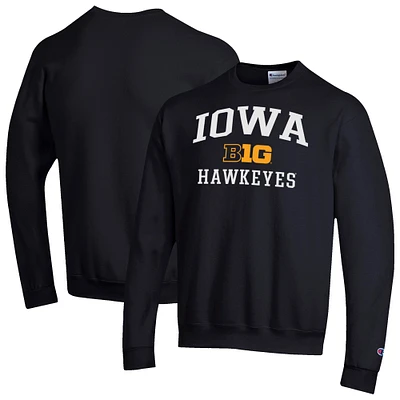 Men's Champion Iowa Hawkeyes Big Ten Powerblend Pullover Sweatshirt