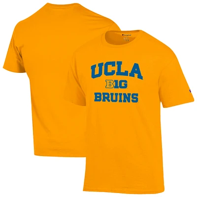 Men's Champion Gold UCLA Bruins Big Ten T-Shirt