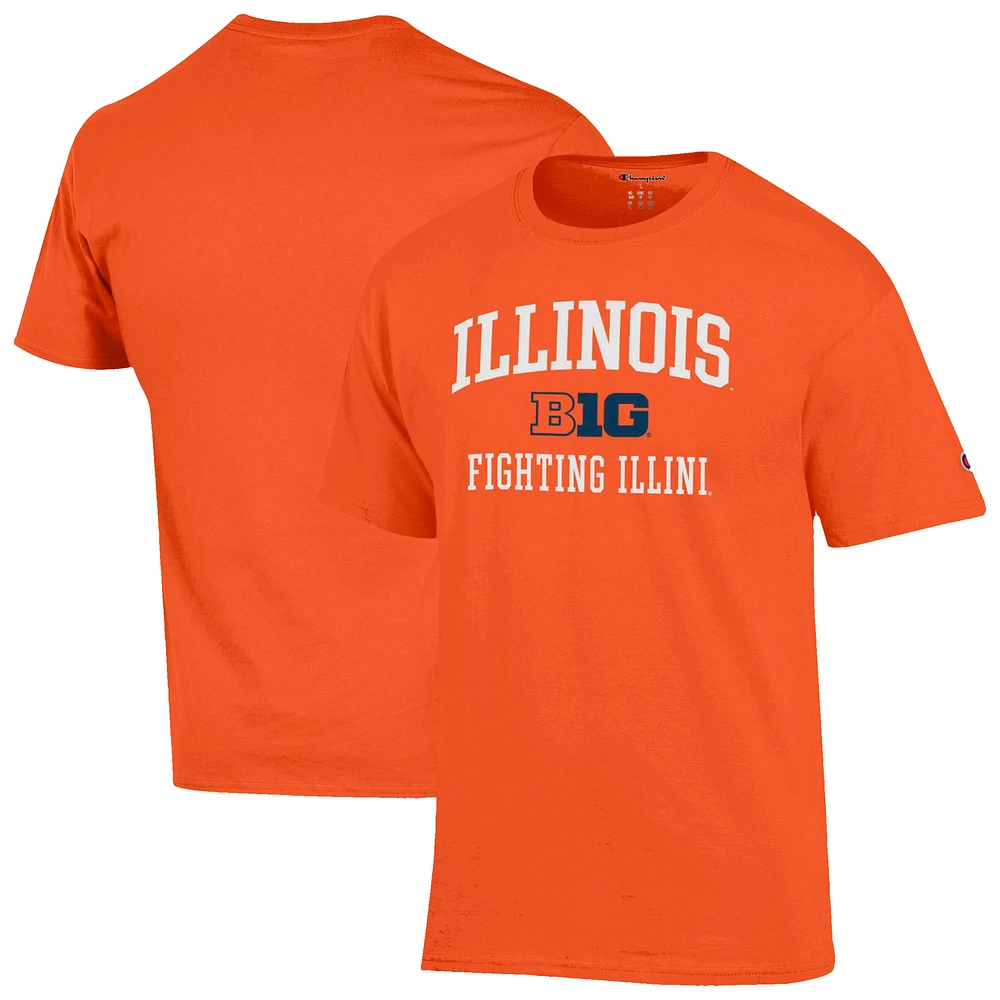 Men's Champion Illinois Fighting Illini Big Ten T-Shirt