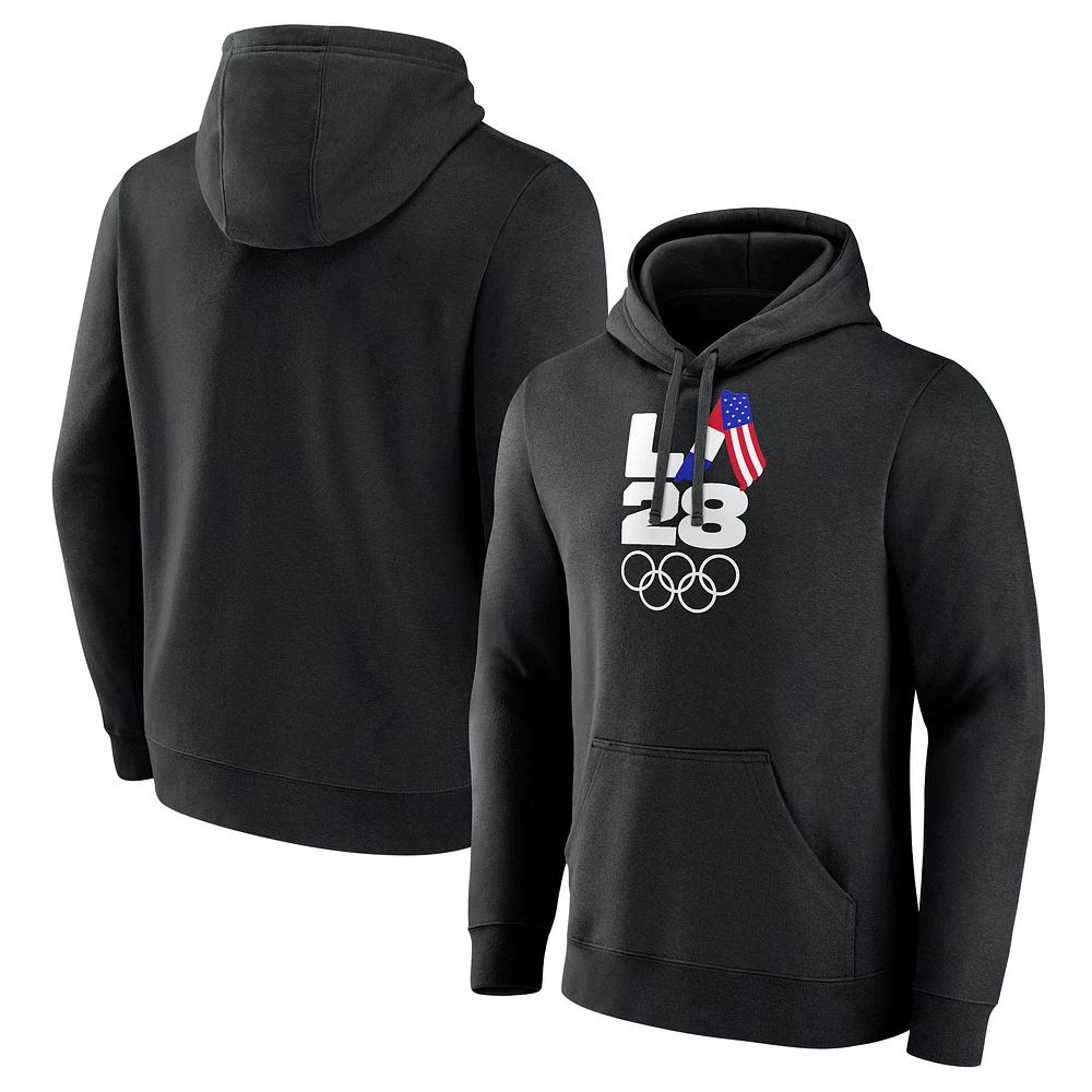 Men's Black LA 2028 Summer Olympics Handover Pullover Hoodie