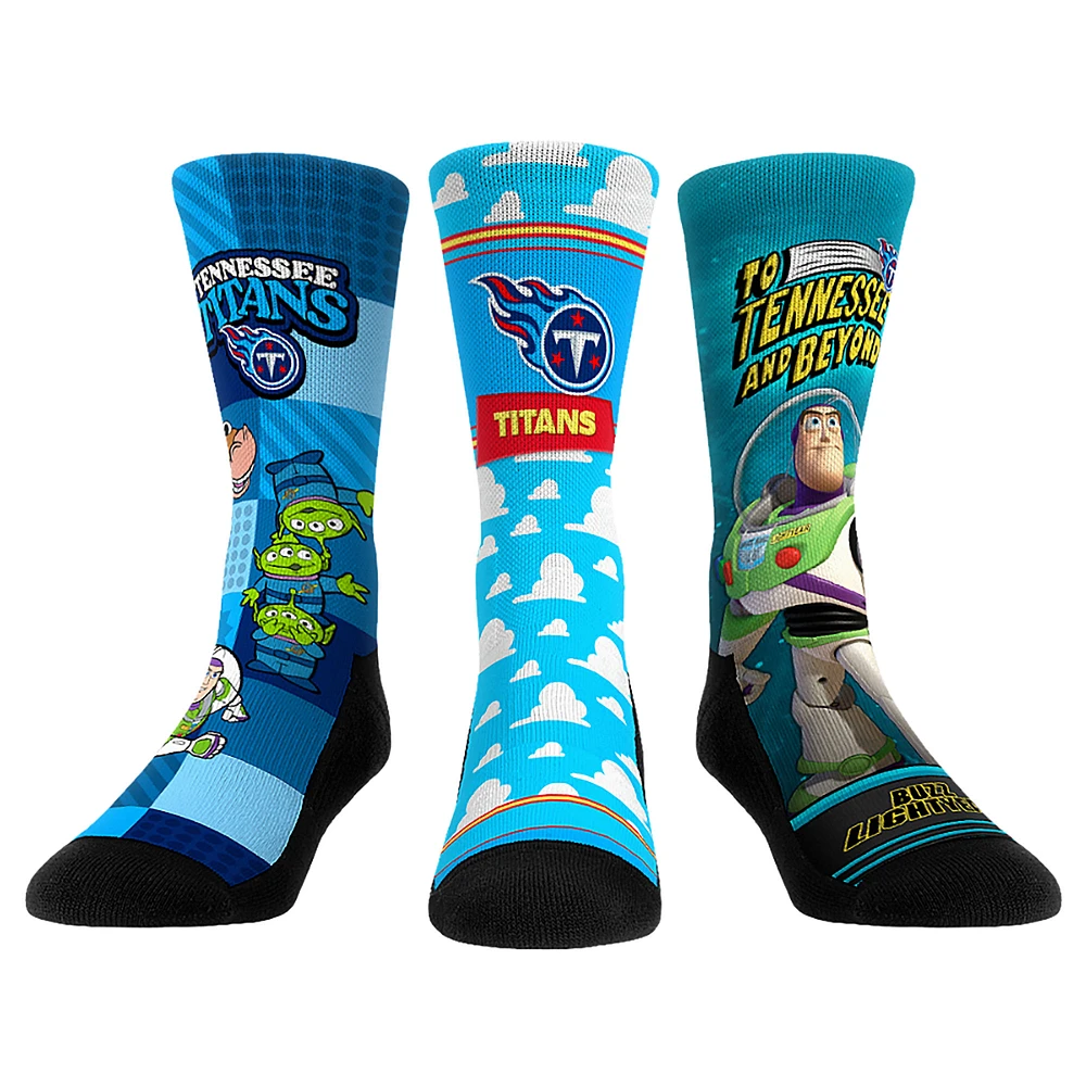 Unisex Rock Em Socks Tennessee Titans Toy Story 3-Pack Crew