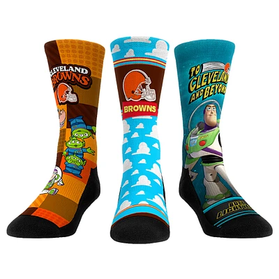 Unisex Rock Em Socks Cleveland Browns Toy Story 3-Pack Crew