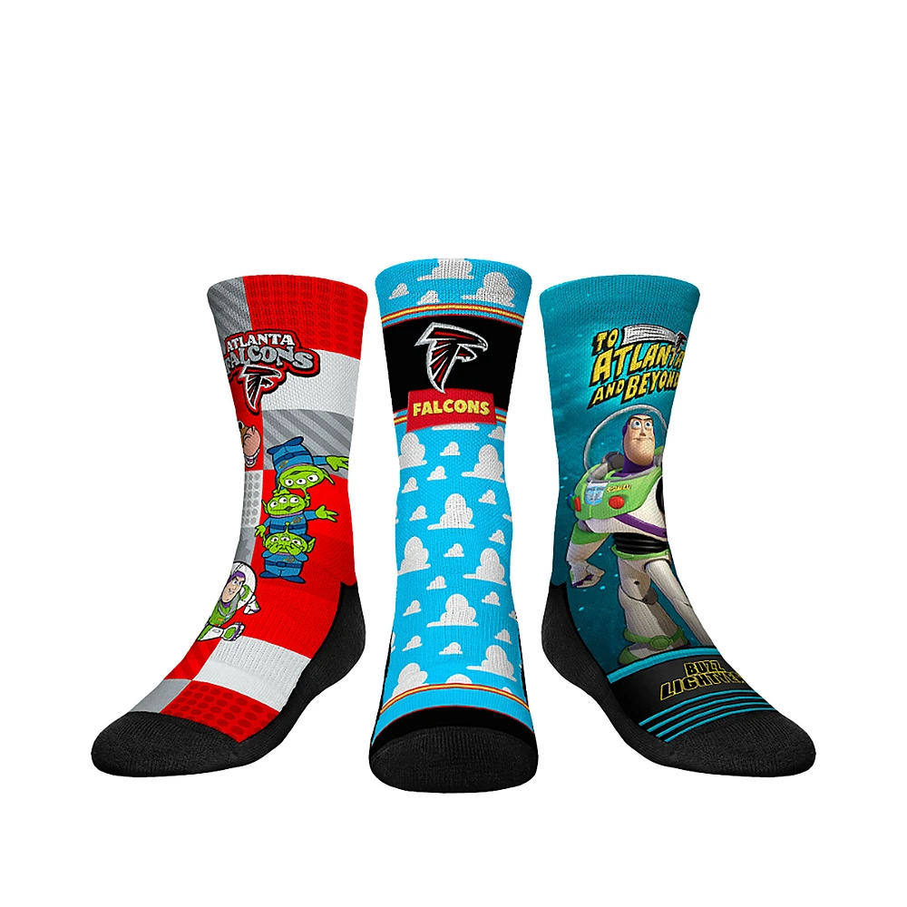 Youth Rock Em Socks Atlanta Falcons Toy Story 3-Pack Crew