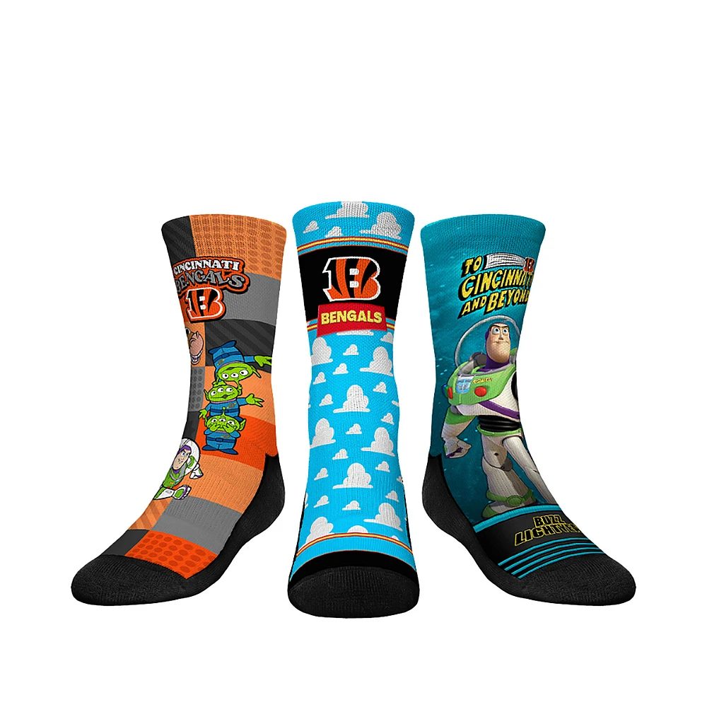 Youth Rock Em Socks Cincinnati Bengals Toy Story 3-Pack Crew