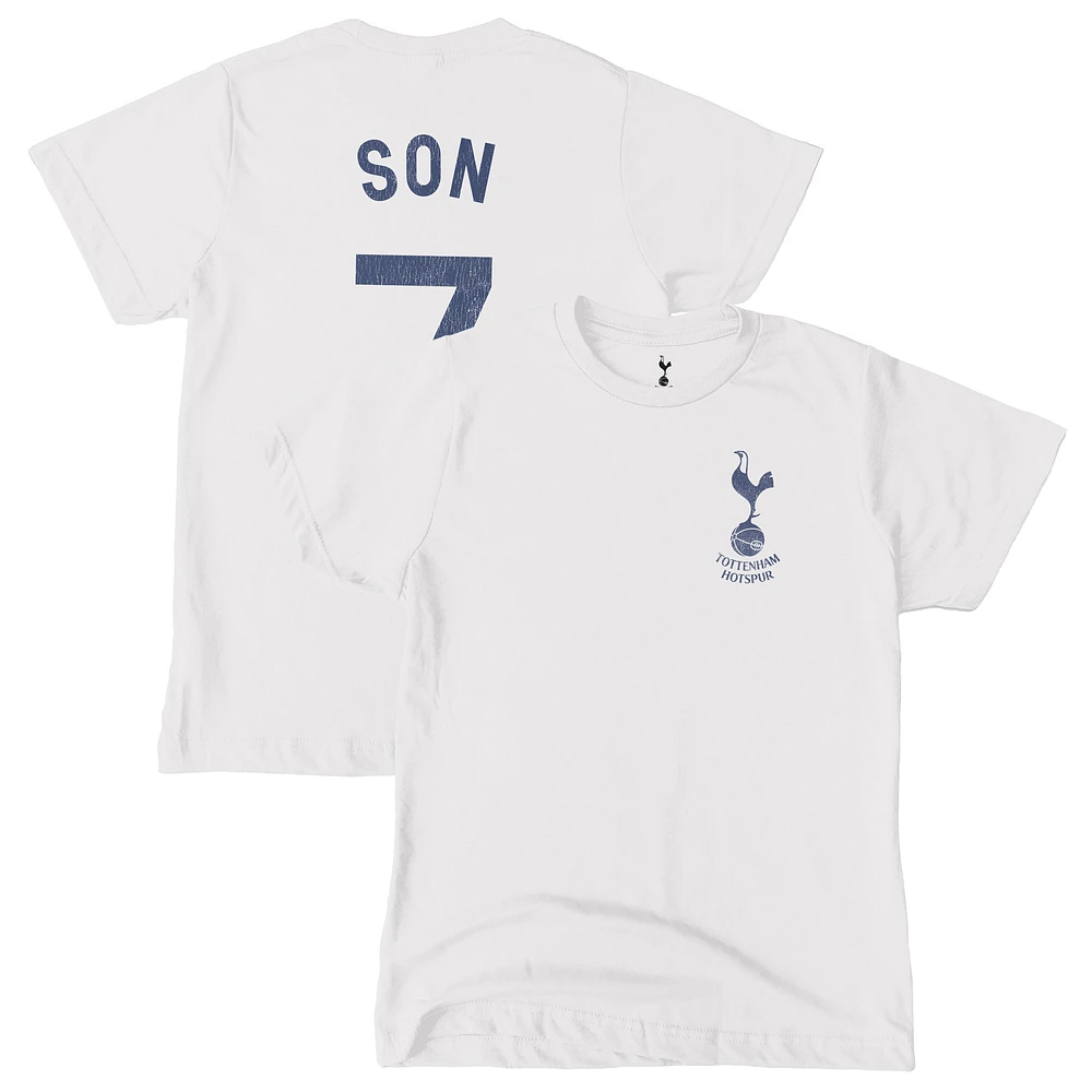 Youth 1863FC Son Heung-Min White Tottenham Hotspur Player T-Shirt