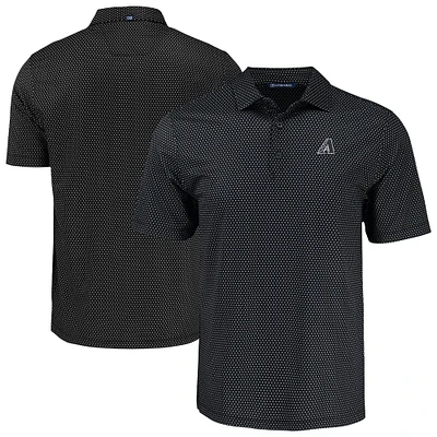 Men's Cutter & Buck Arizona Diamondbacks Big Tall Pike Eco Shadow Check Print Polo
