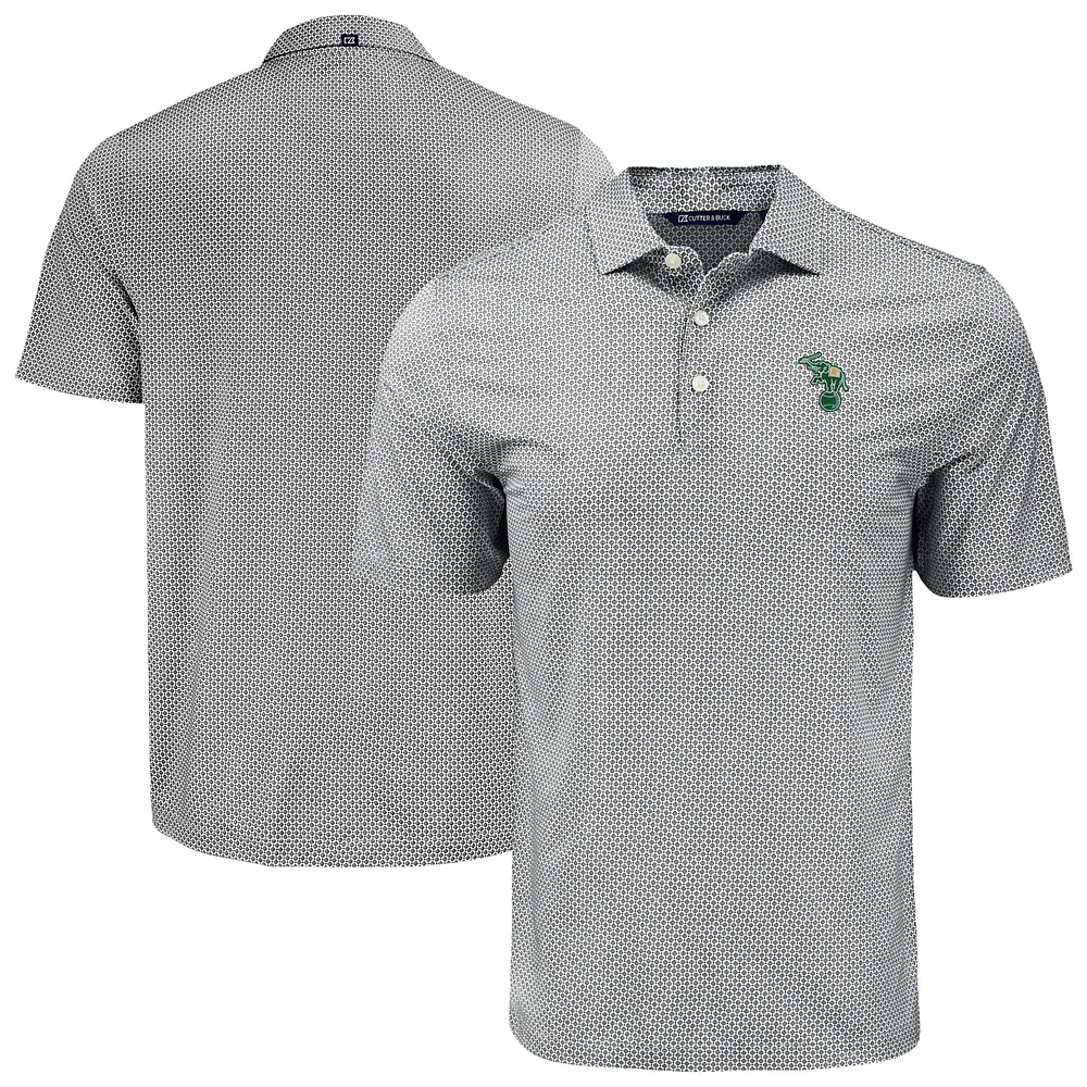 Men's Cutter & Buck Athletics Big Tall Pike Eco Diamond Dot Print Polo