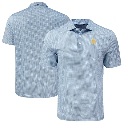 Men's Cutter & Buck Navy Seattle Mariners Big Tall Pike Eco Diamond Dot Print Polo