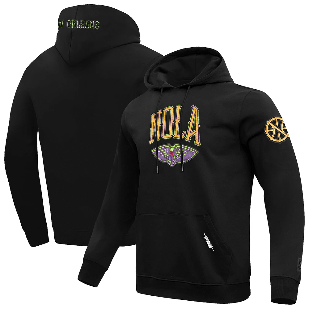 Men's Pro Standard Black New Orleans Pelicans 2024/25 City Edition Pullover Hoodie
